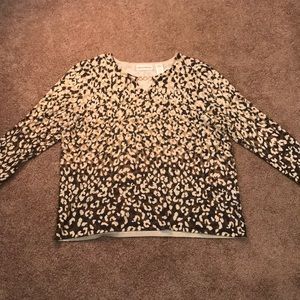 Alfred Dunner Leopard Print Top